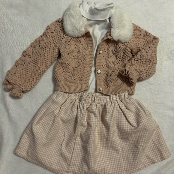 Rachel Zoe Other - 4T beautiful sweater skirt outfit Rachel Zoe
